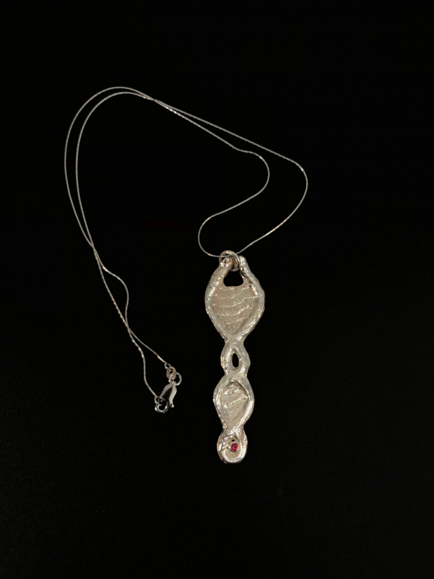 Sterling Silver Pendant, 18 Inch Italian Cardano Chain