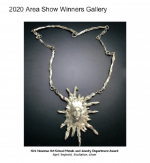 Winner of WMAS Jewelry and Metals  Award 2020